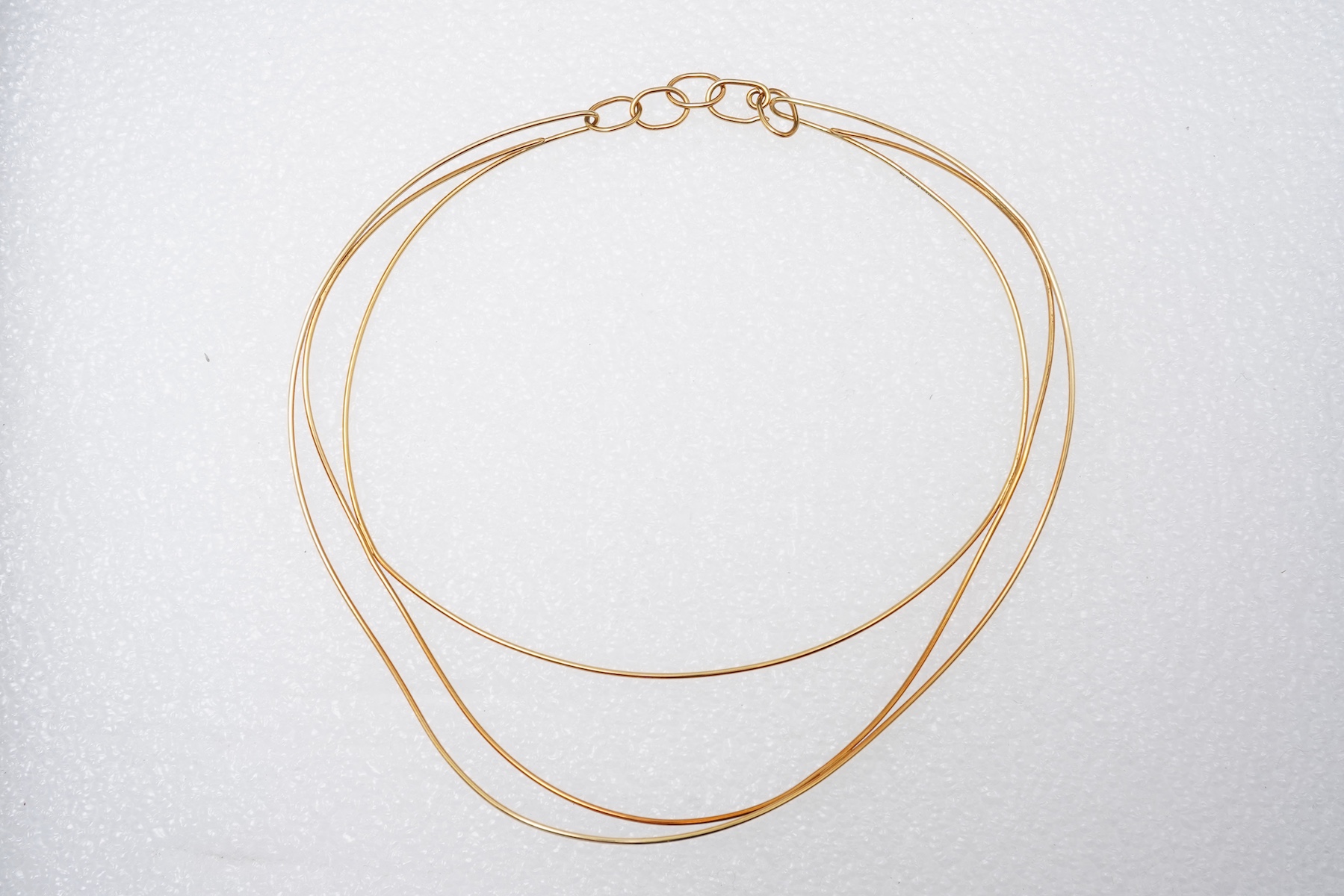Elsa Peretti for Tiffany & Co., a gold 'Wave' necklace